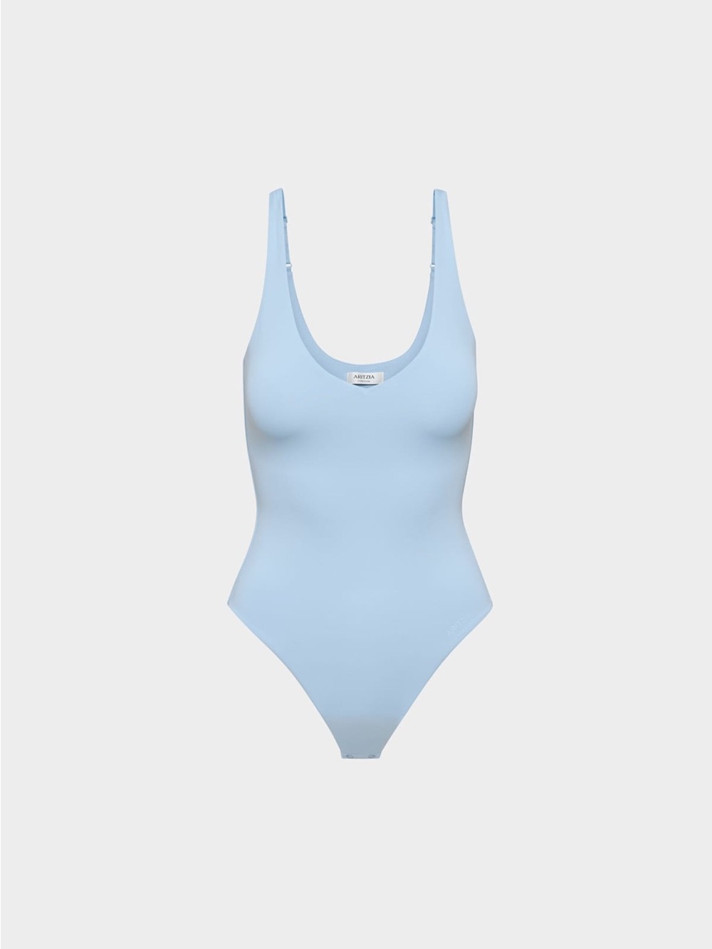 nwot Aritzia contour apex bodysuit xs ripple blue